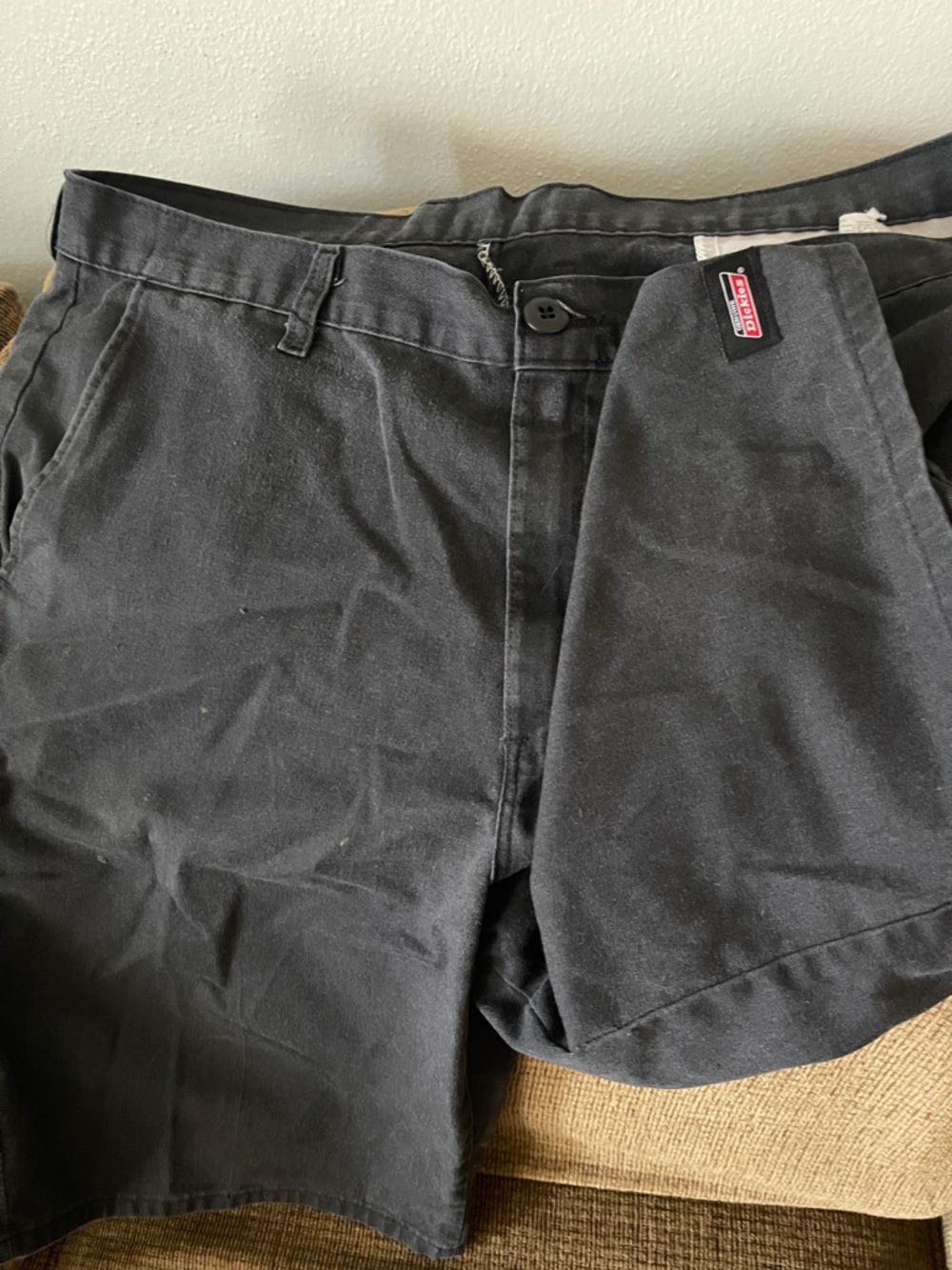 Dickies Men’s Black Flat Front Work Shorts